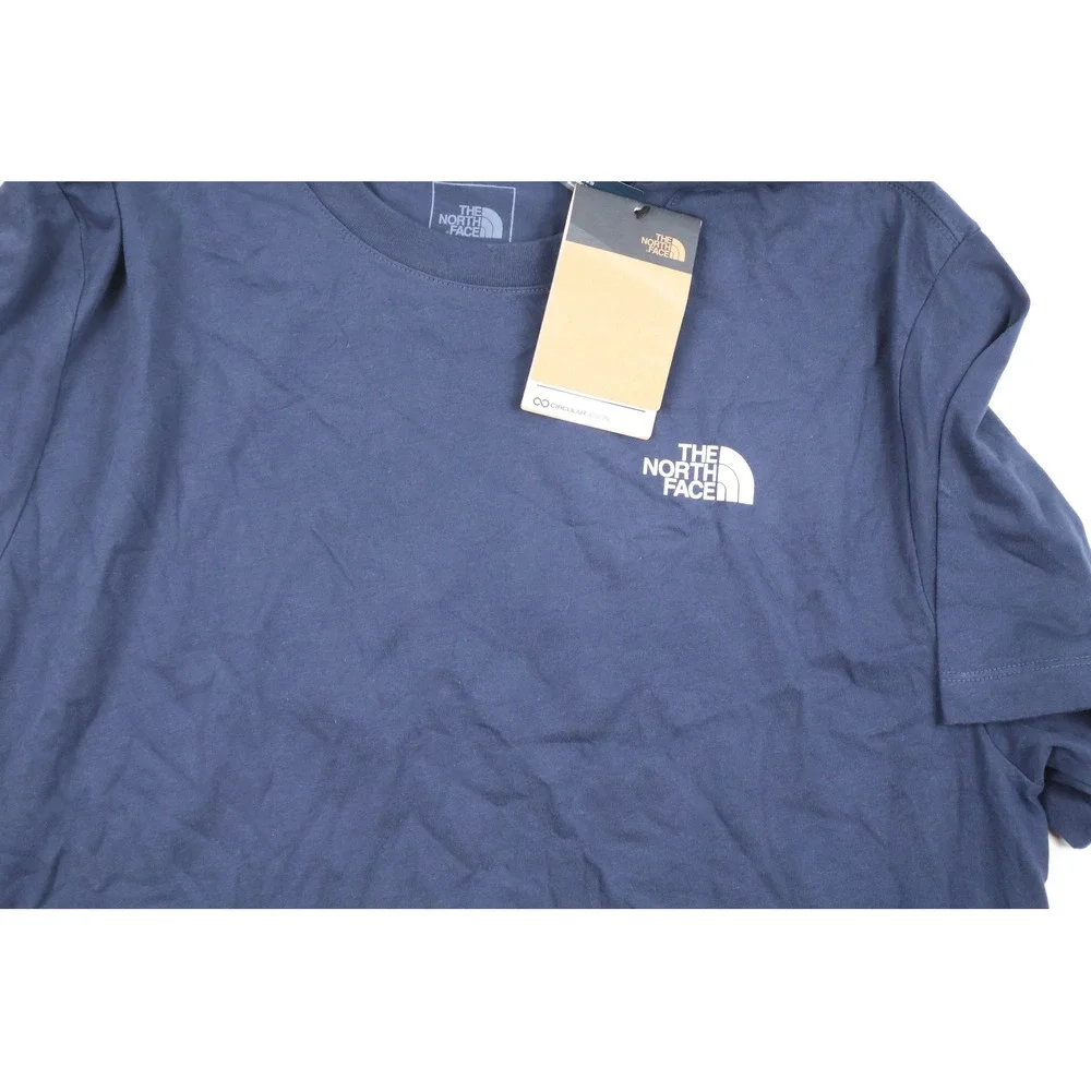 The North Face Shirt Evo Box NSE Regular SS Tee Summit Navy Blue XL NWT